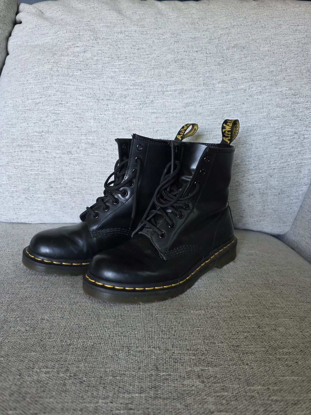 Dr. Martens 1460 Black Leather Lace-Up Boots
